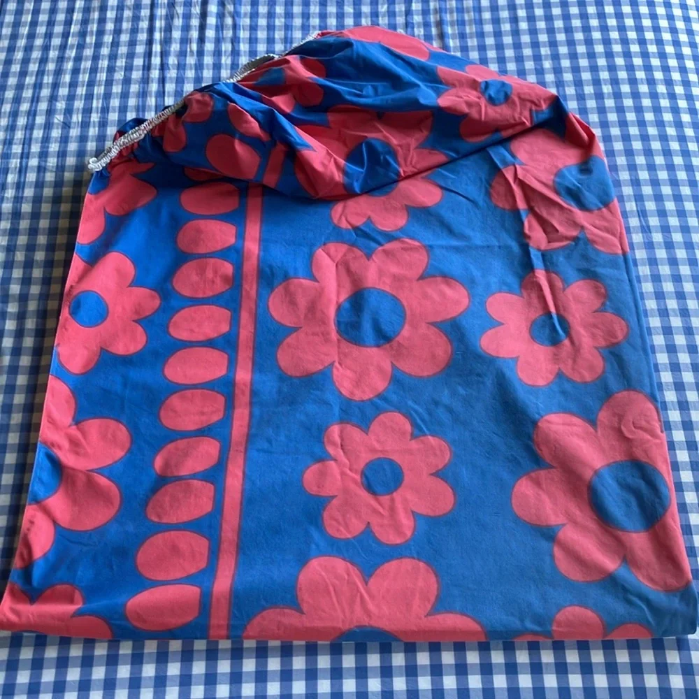 Cannon Royal Family Sunflower vintage mod floral twin fitted sheet